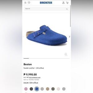 UltraBlue Men’s Birkenstock Clogs